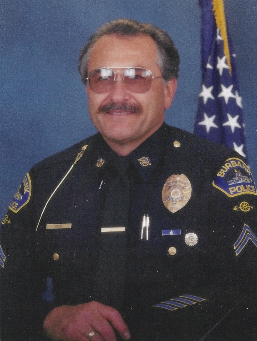 Rich Bison in his Burbank Police dress uniform